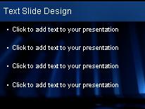 Domino Blue PowerPoint Template text slide design